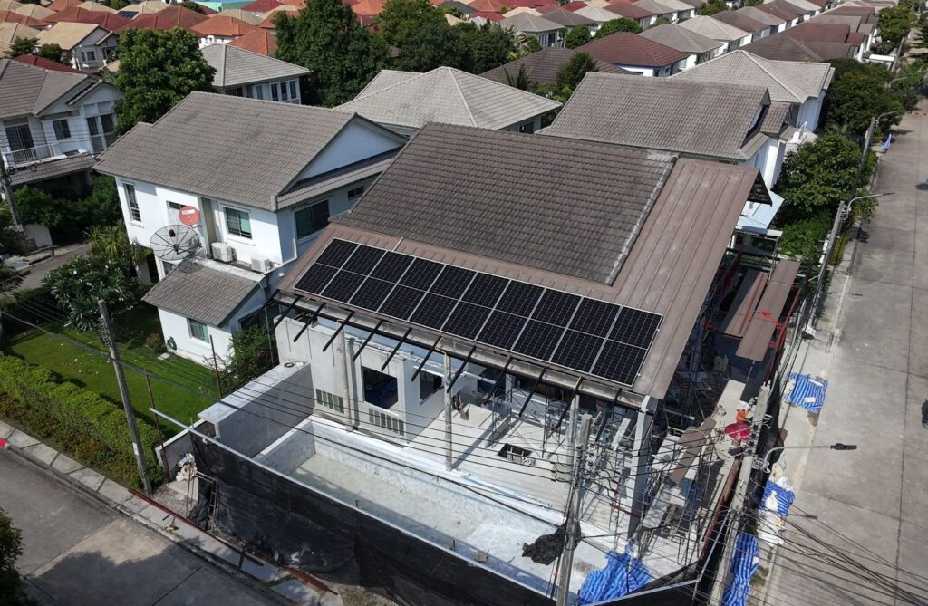 ผลงานติดตั้งระบบโซล่ารูฟท็อป ขนาด 6.3 kWp 3 เฟส