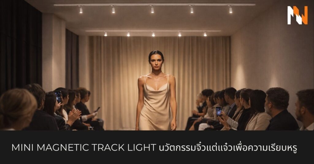 Mini Magnetic Track Light นวัตกรรมจิ๋วแต่แจ๋วเพื่อความเรียบหรู